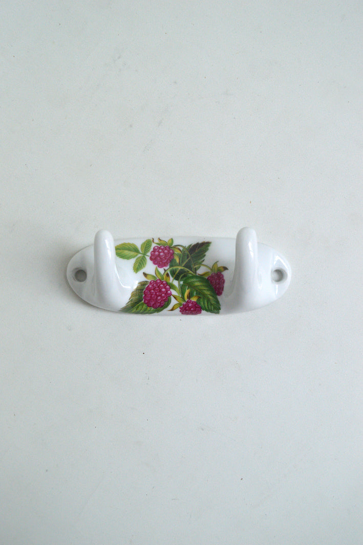 patère double en porcelaine de paris