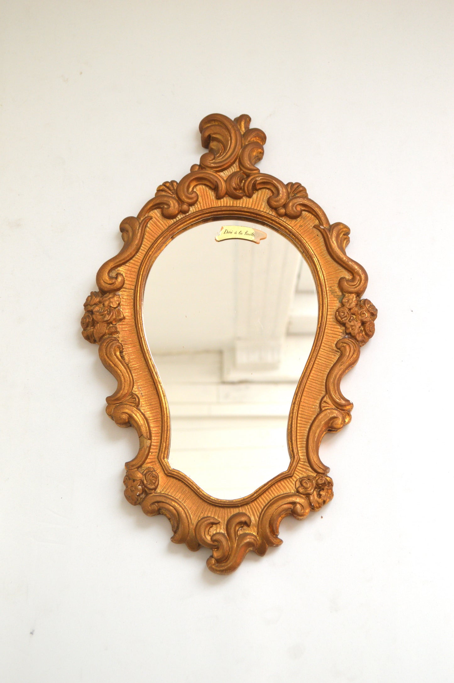 Miroir baroque doré