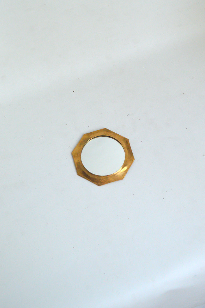 petit miroir doré