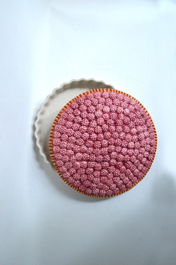 Plat à Tarte en barbotine