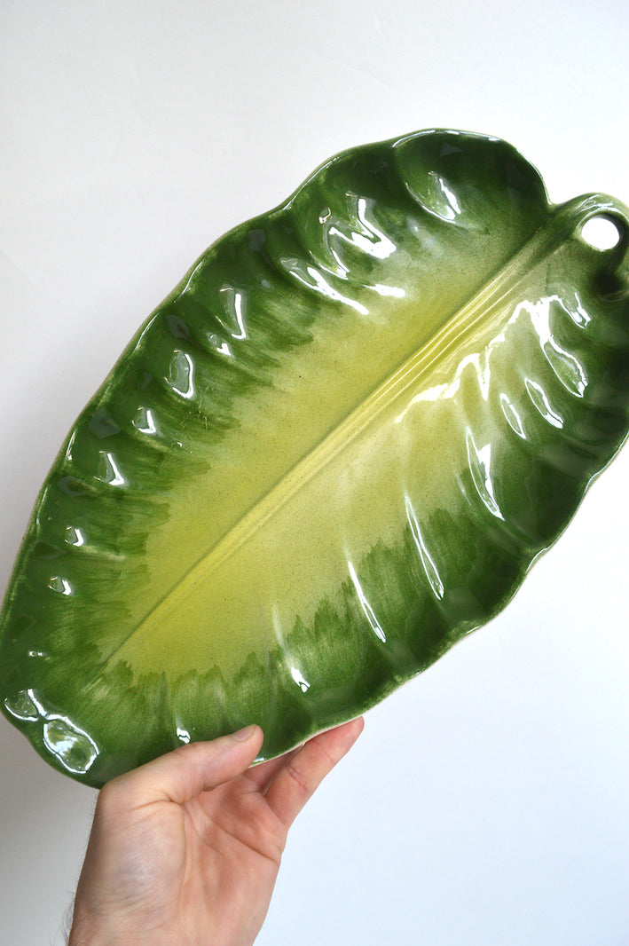 Plateau feuille de banane made in Portugal