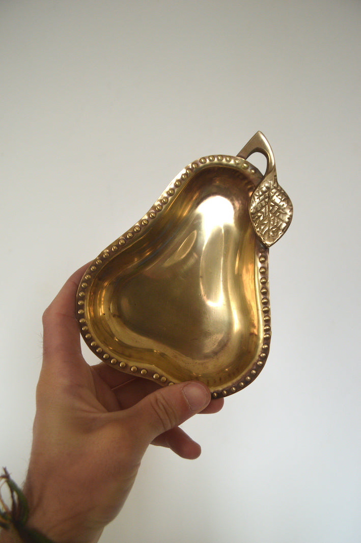 Vide-poche Poire en laiton