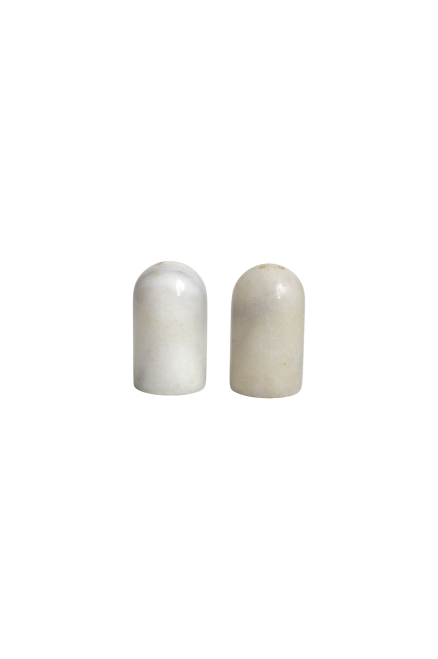 Salière et poivrière en marbre
