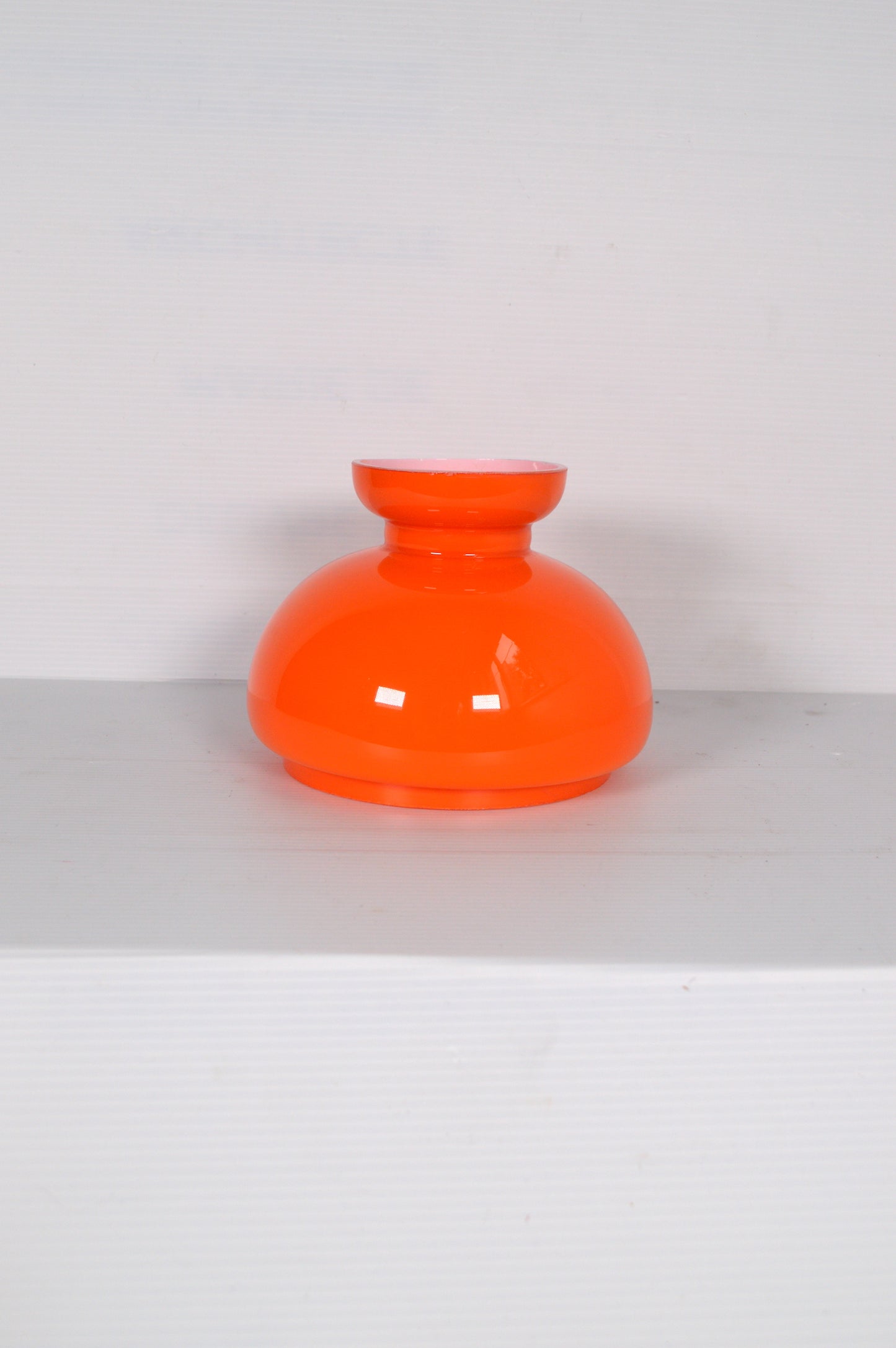 Abat-jour en opaline orange