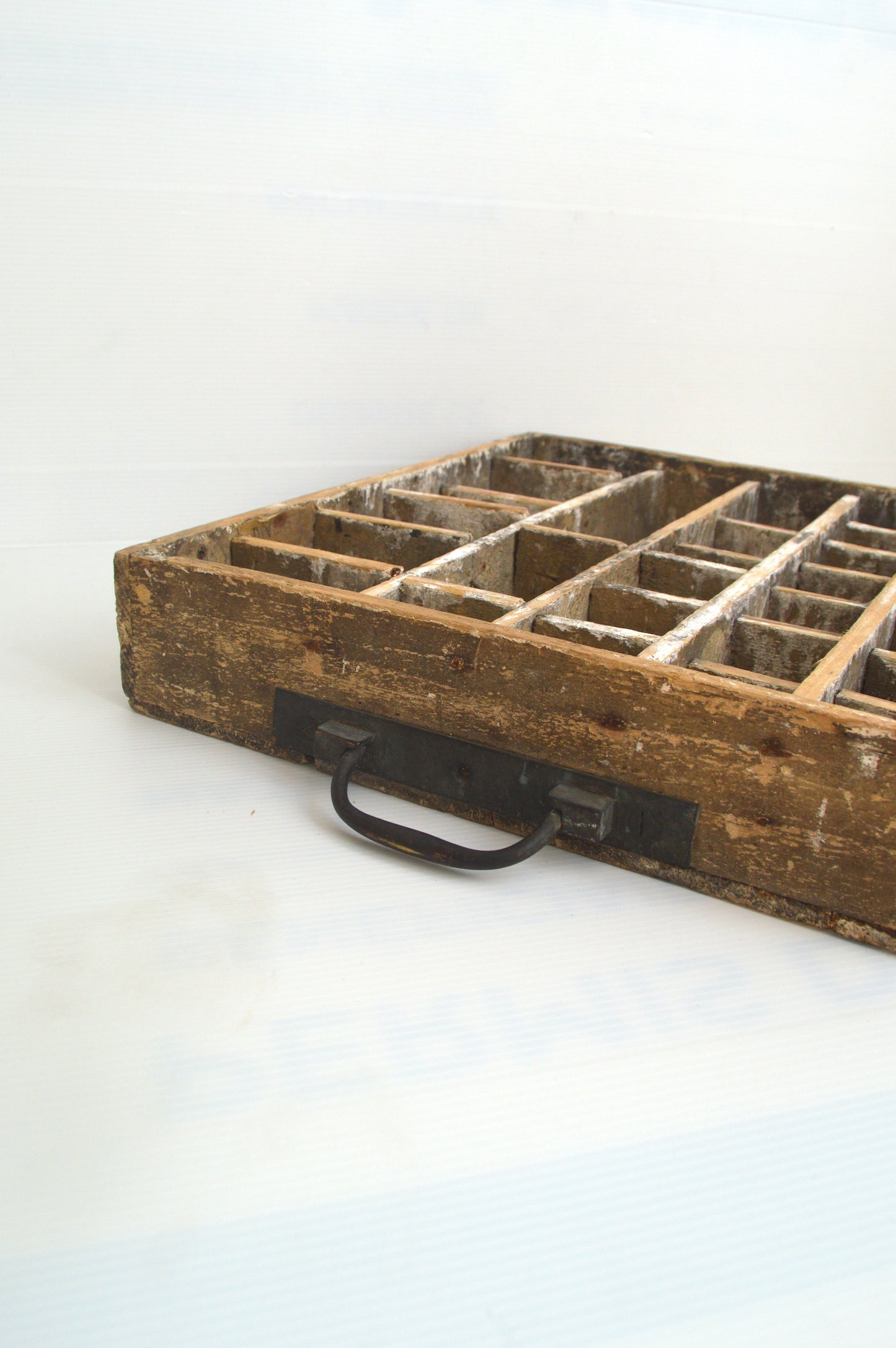 Ancien tiroir d'imprimeur