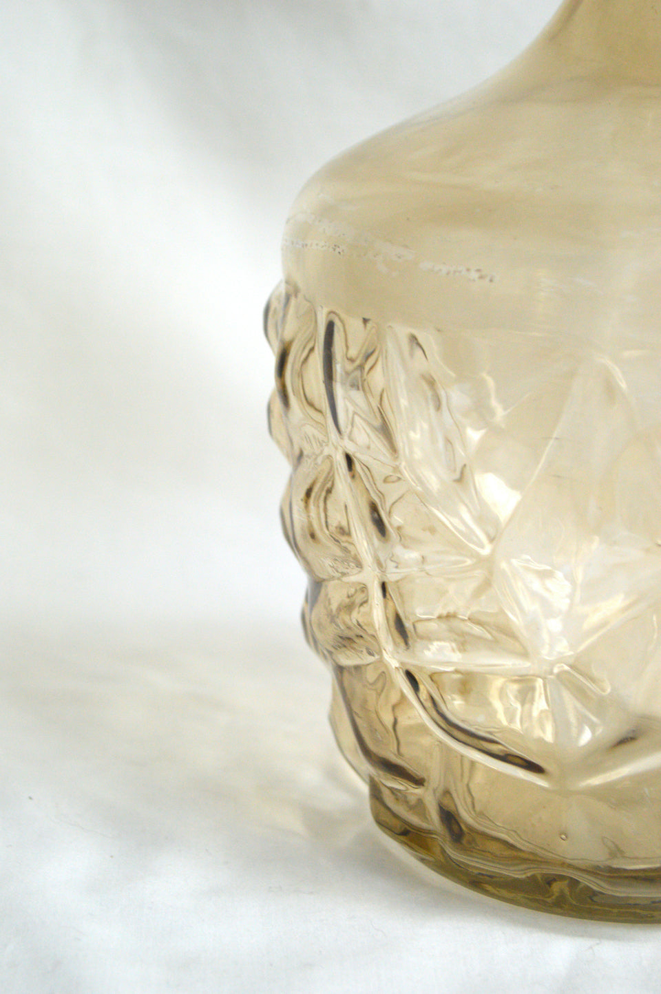 Bonbonne en verre fumé