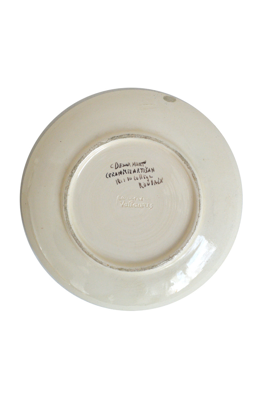 Assiette Calao d'Indochine
