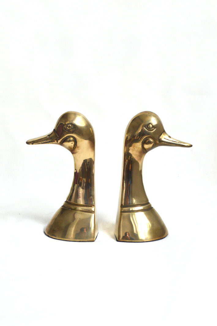 Serre-livres Canards dorés