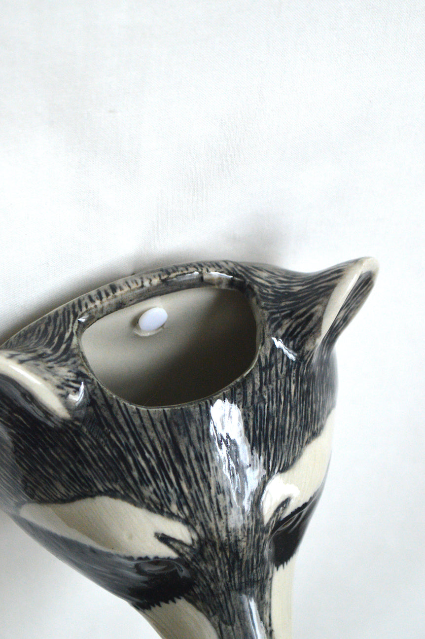 Vase mural Racoon