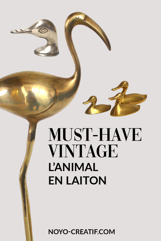 must-have vintage l'animal en laiton