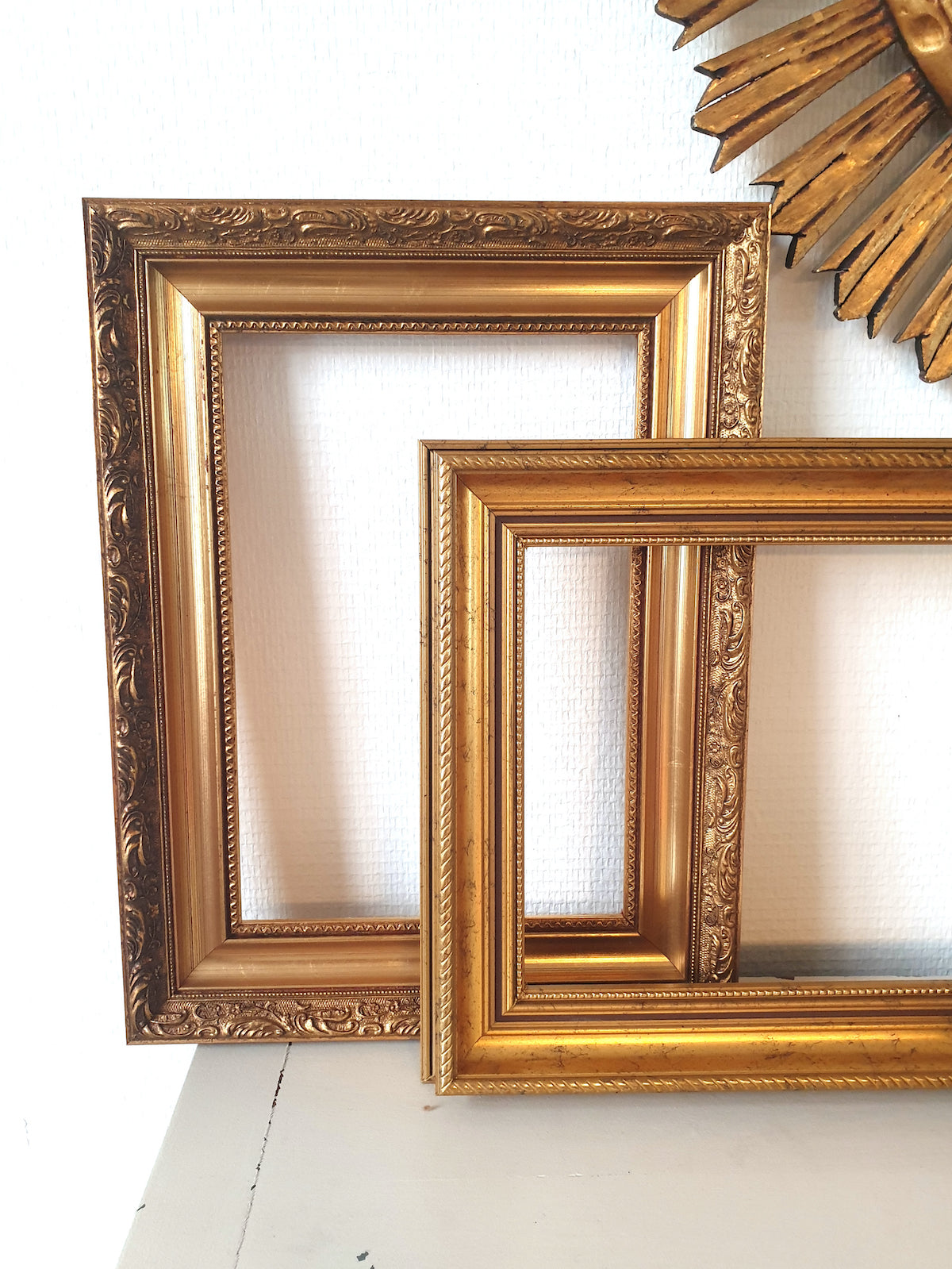 cadre-dore-vintage-ancien-mural