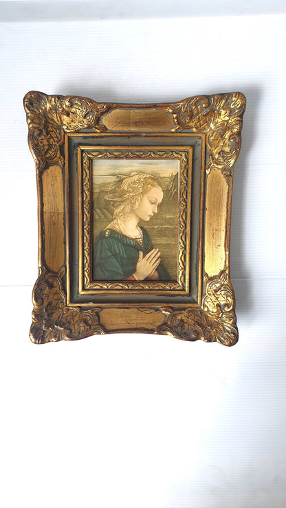Cadre en bois doré