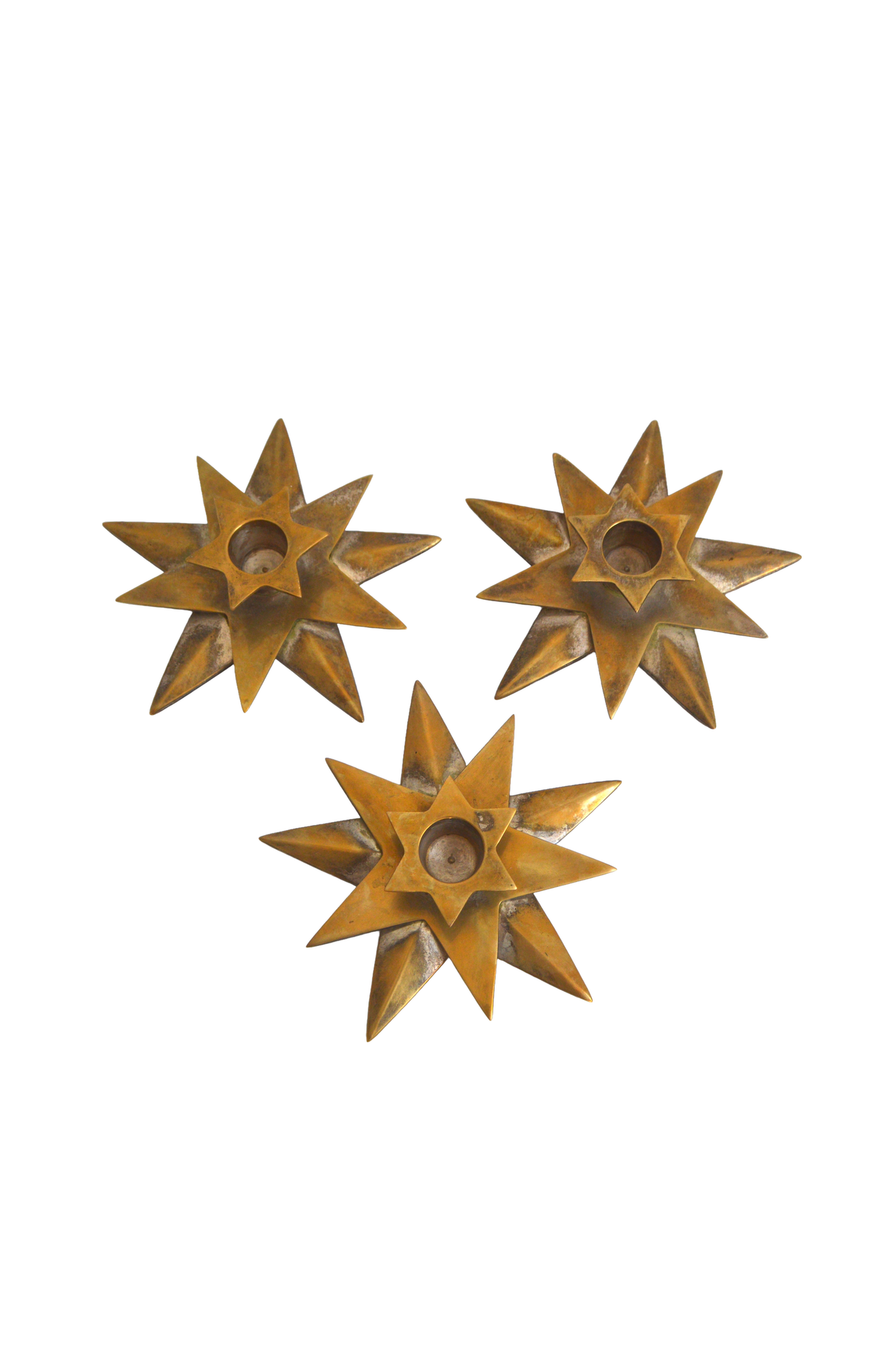 Bougeoirs étoiles