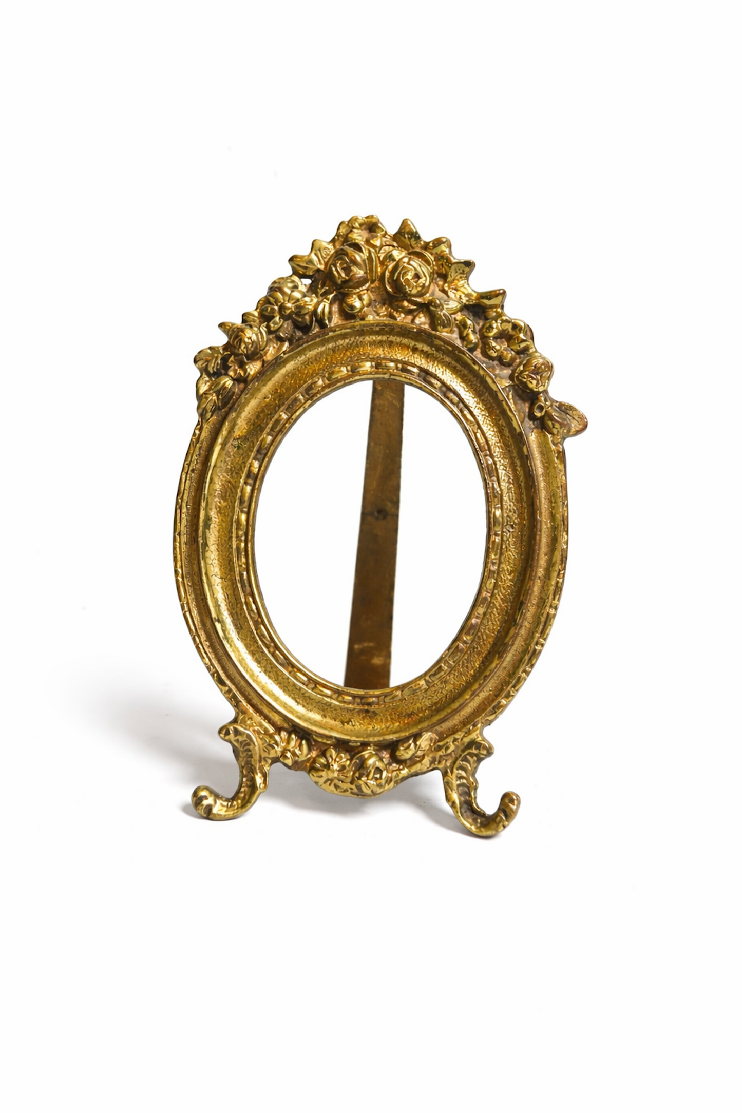 Cadre médaillon doré