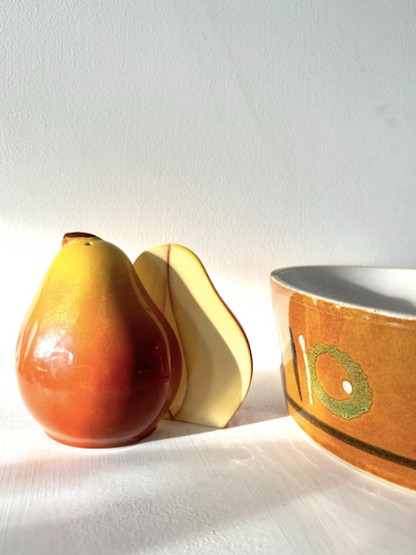 Salière et poivrière vintage Carlton Ware Poire