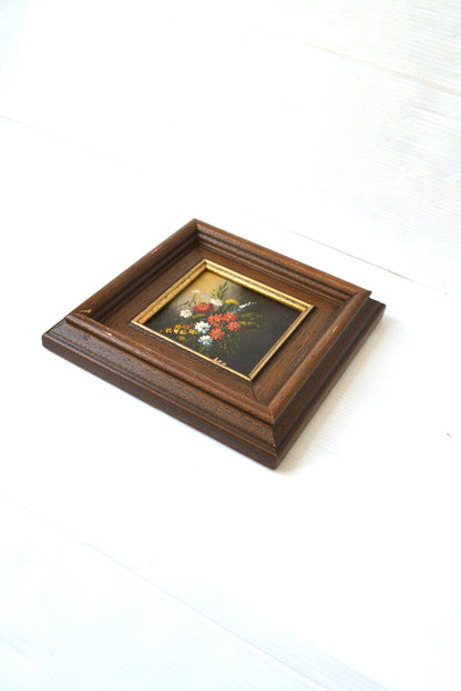 Petit tableau huile sur toile