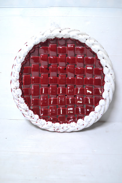 Corbeille en céramique tressée