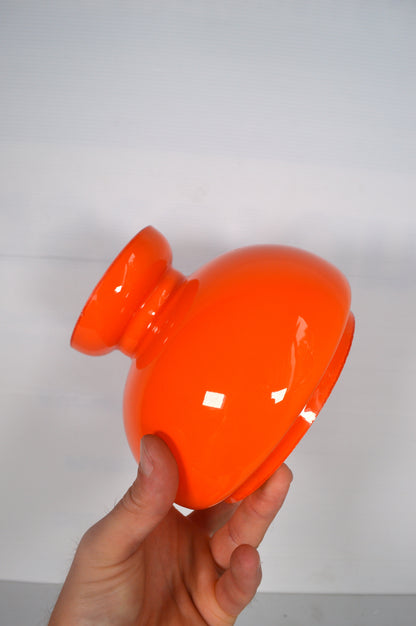 Abat-jour en opaline orange