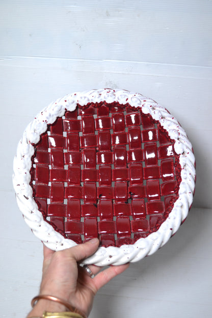 Corbeille en céramique tressée