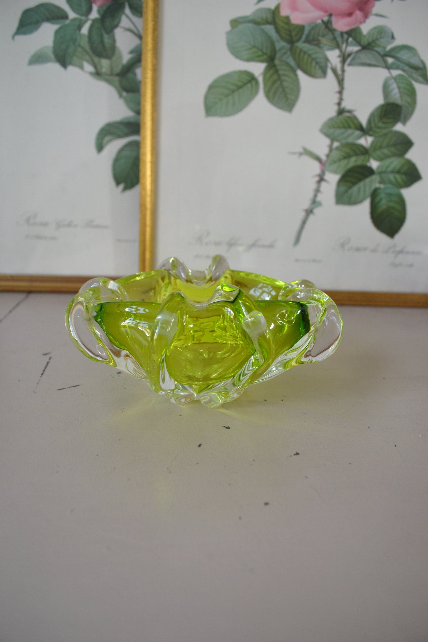Cendrier en verre de Murano