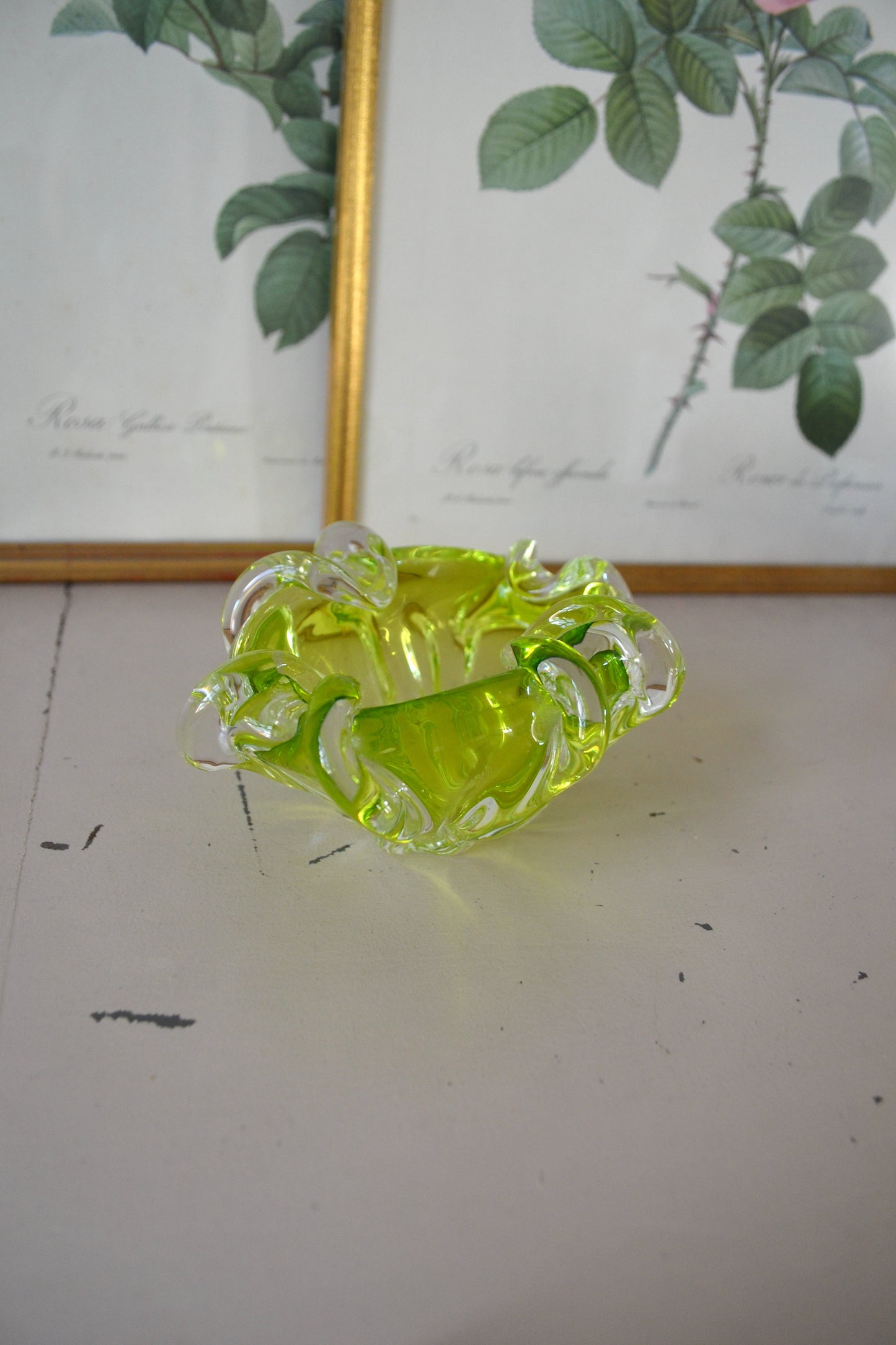Cendrier en verre de Murano