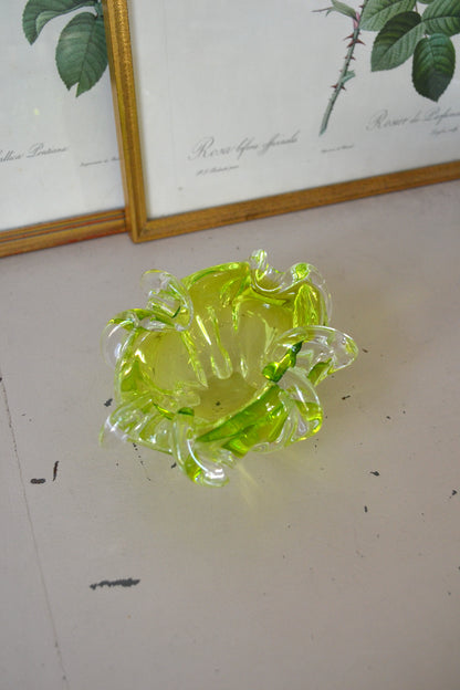 Cendrier en verre de Murano