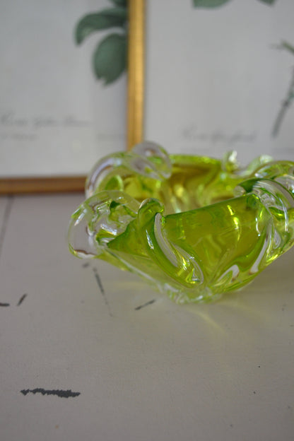 Cendrier en verre de Murano