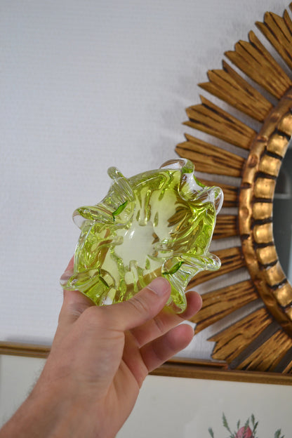 Cendrier en verre de Murano