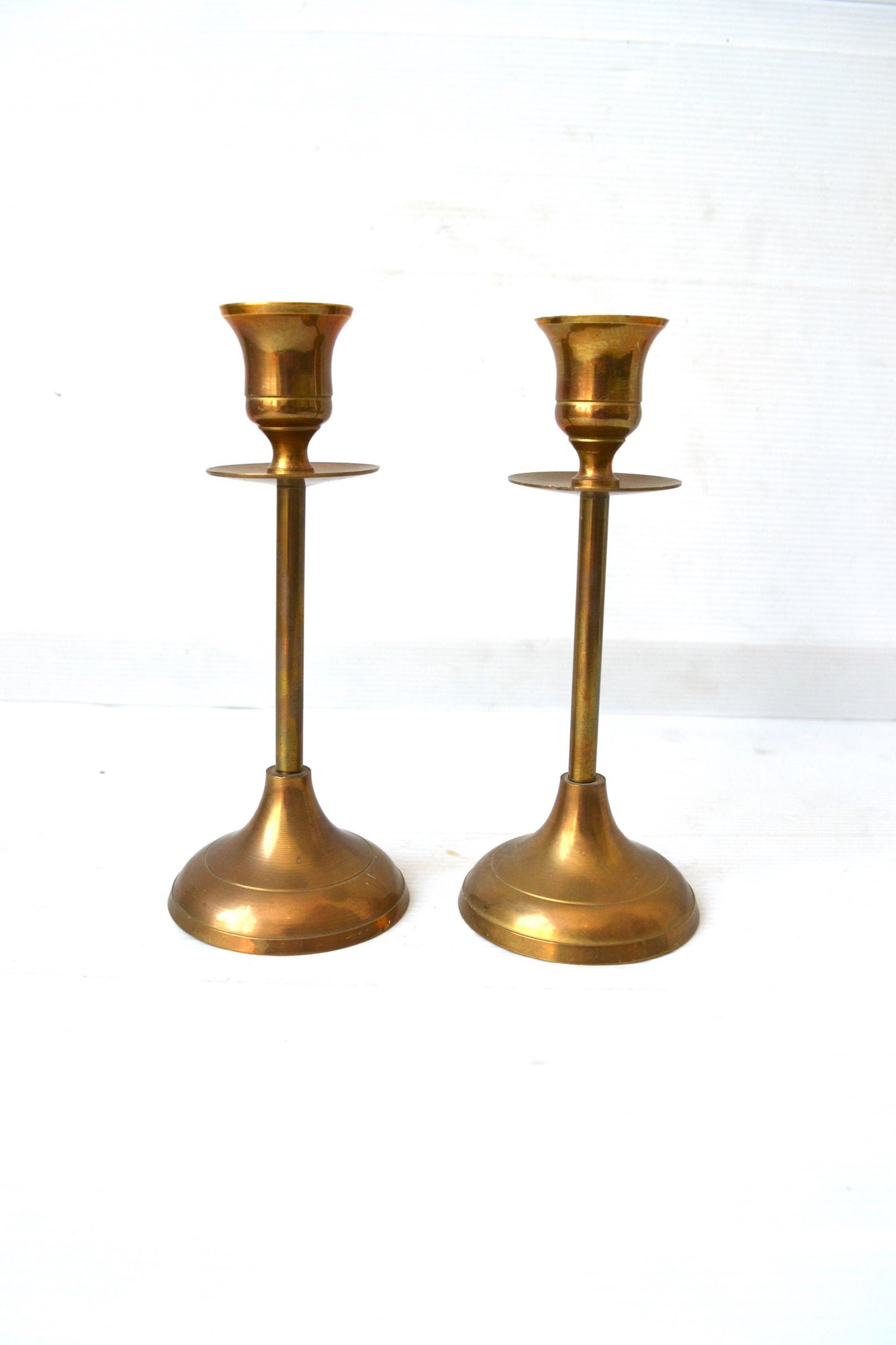 Bougeoirs en laiton