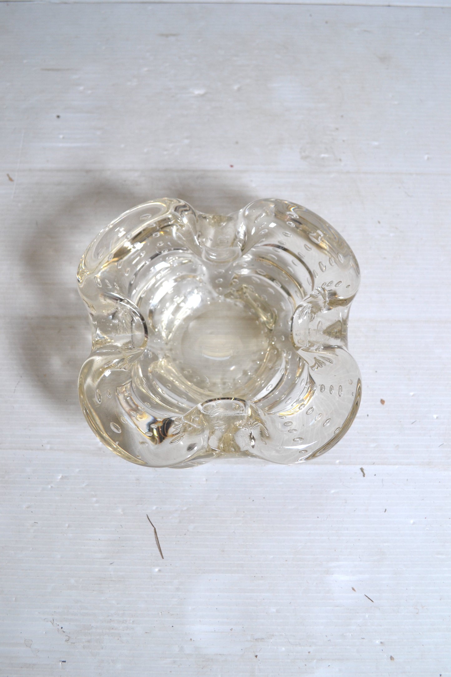 Cendrier en verre de Murano