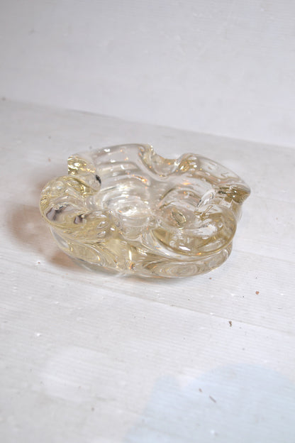 Cendrier en verre de Murano