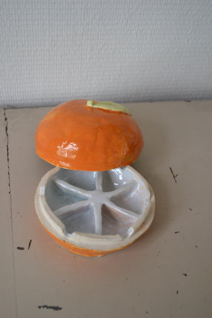Cendrier Orange en céramique