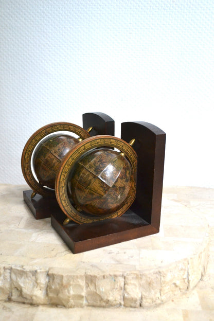 Serre-livres Globes terrestres