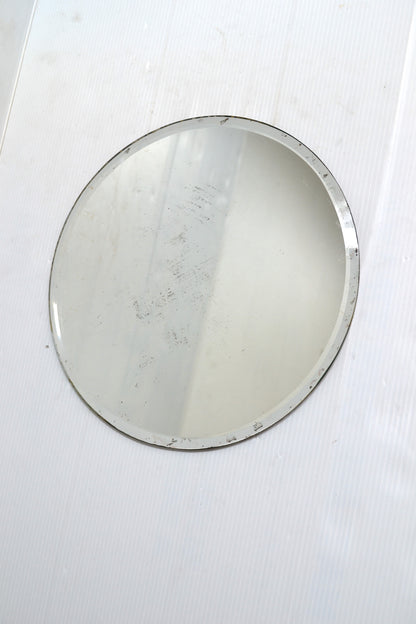 Miroir rond à biseau
