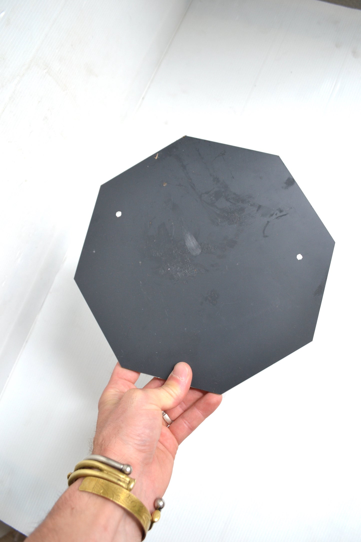 Miroir biseauté octogonal