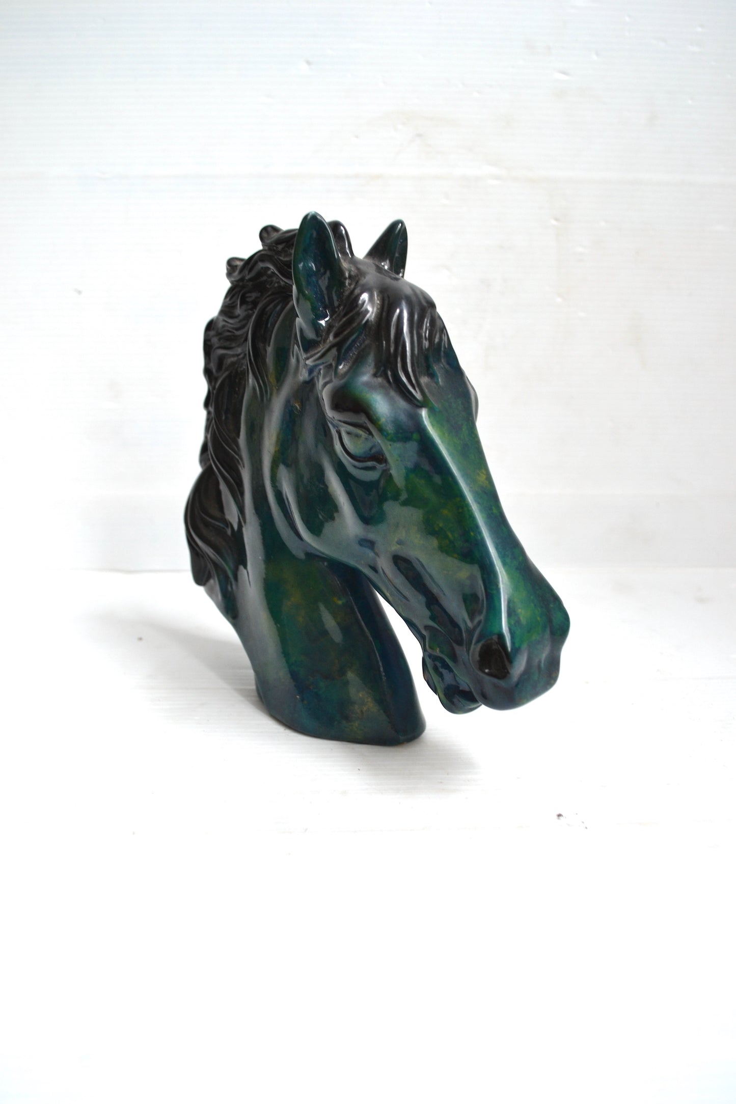 Tête de cheval en résine