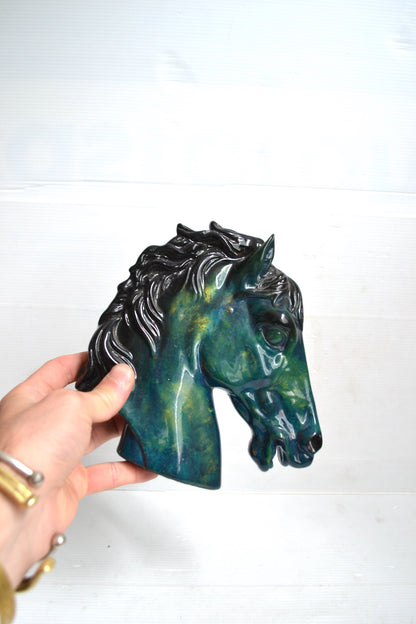 Tête de cheval en résine