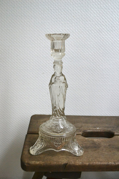 Bougeoir en verre