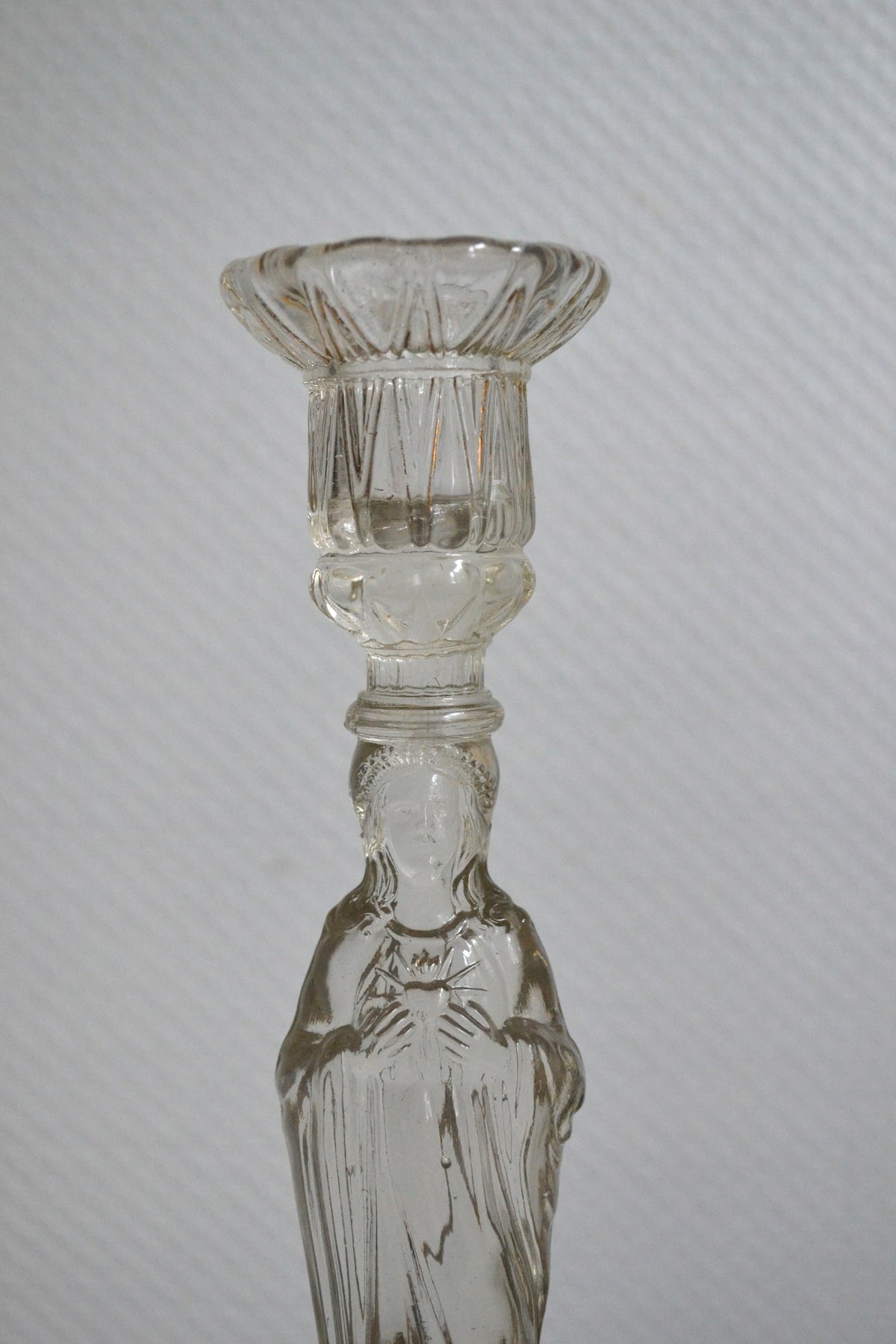 Bougeoir en verre