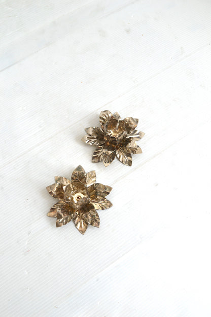 Bougeoirs fleurs
