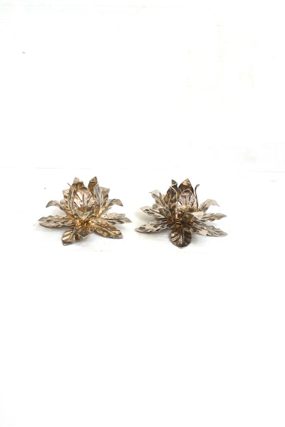 Bougeoirs fleurs