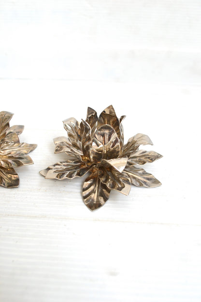 Bougeoirs fleurs
