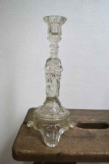 Bougeoir en verre
