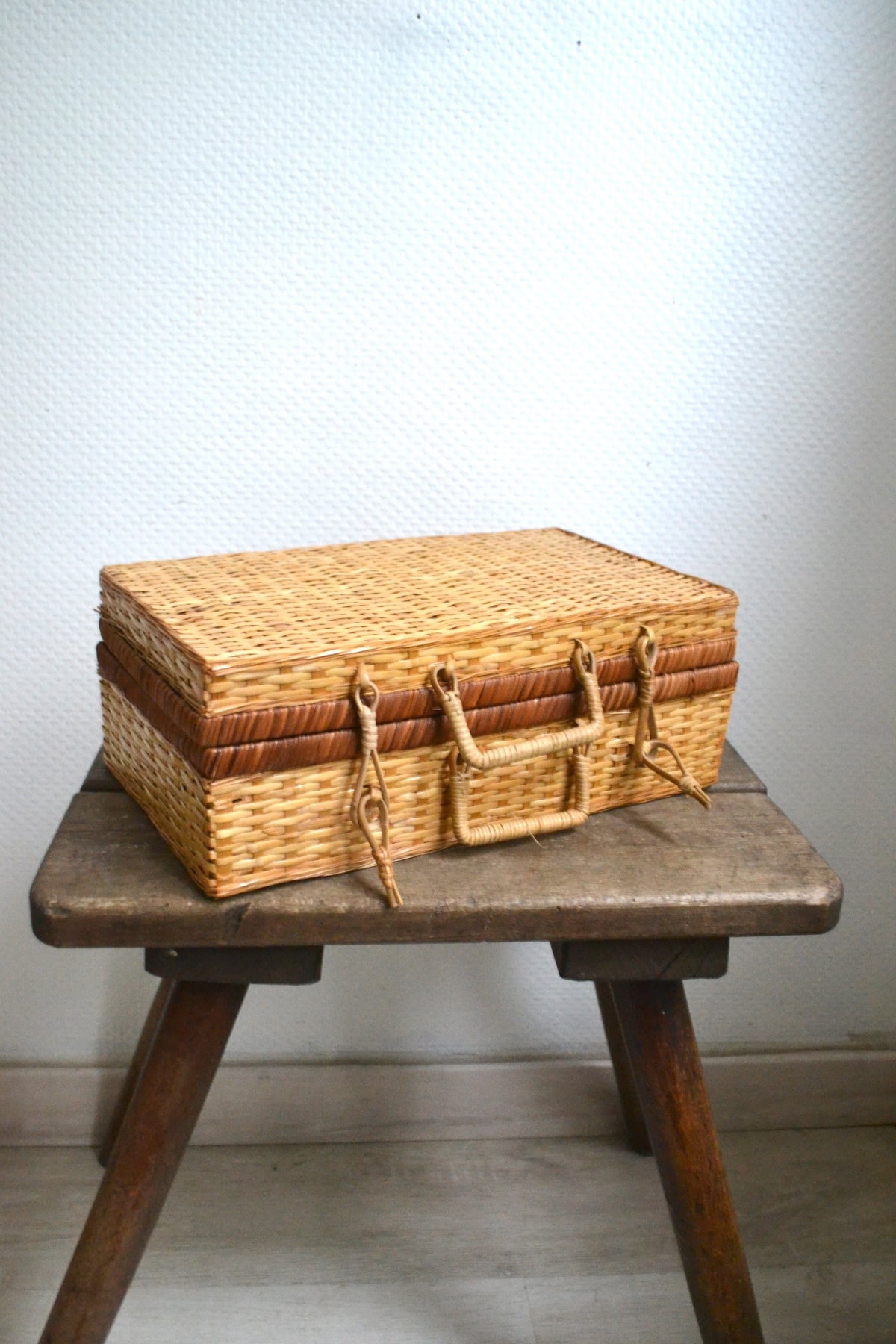 Valise en osier