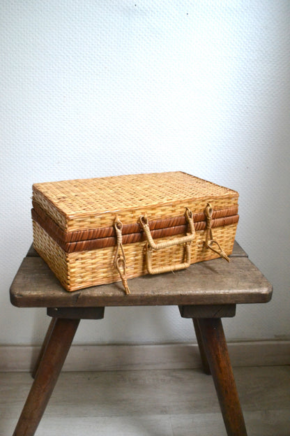 Valise en osier