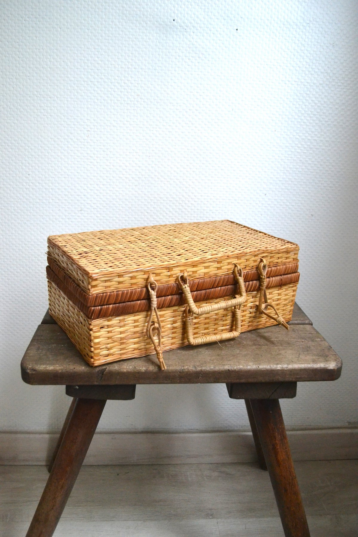 Valise en osier