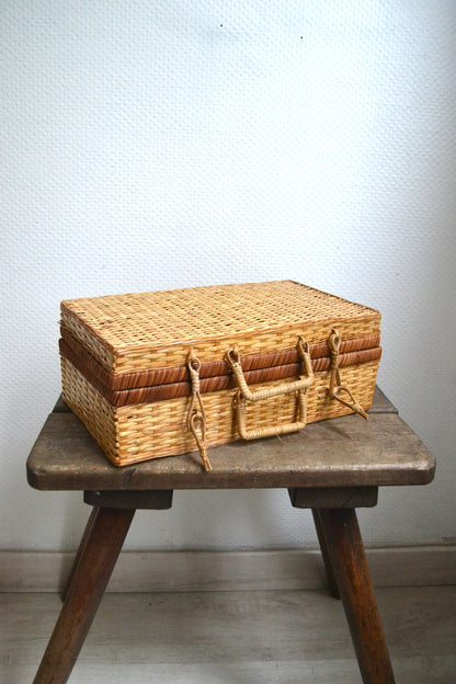 Valise en osier