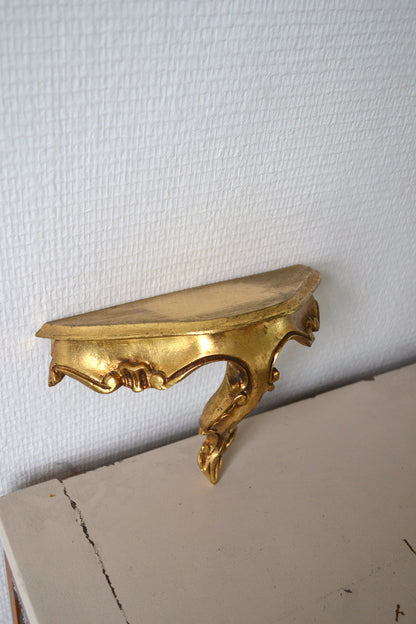 Console baroque dorée