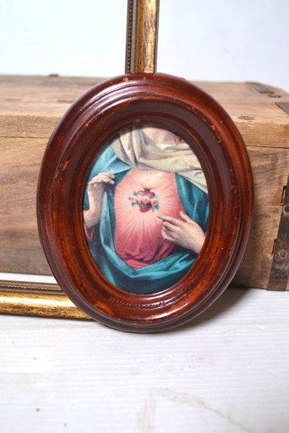 Cadre cœur flamboyant