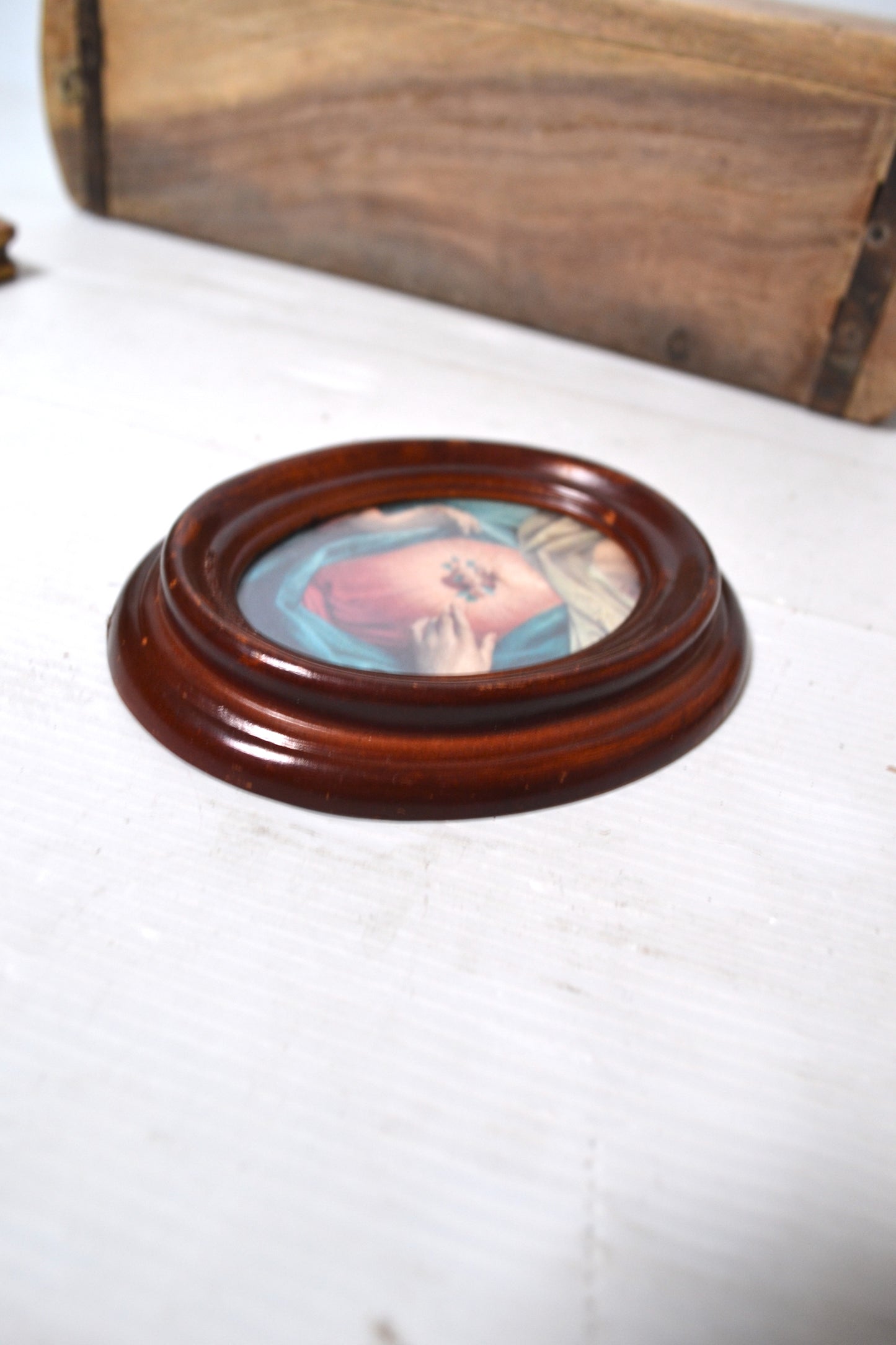 Cadre cœur flamboyant